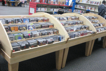 cd music in library