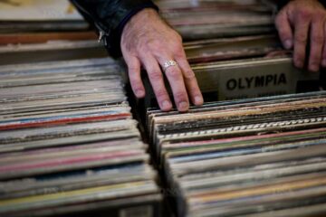 des vinyles par milliers