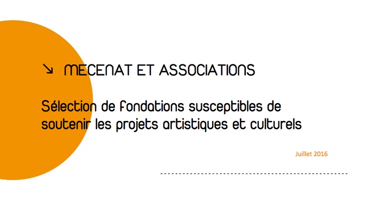 mécénat et associations