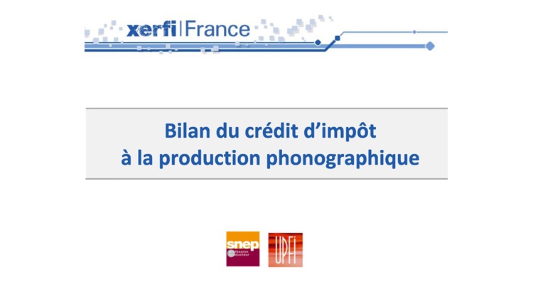 Bilan du crédit d’impôt à la production phonographique